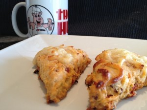 The Bacon Hunter's Bacon & Sun Dried Tomato Scones!